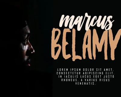 Blankdes - Rough Handbrush Font