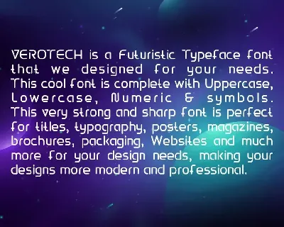 Verotech Modern Font