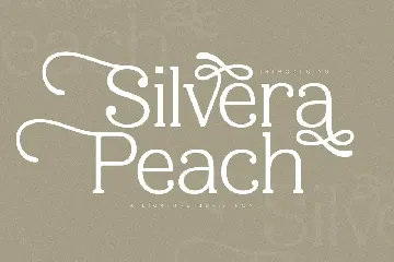 Silvera Peach A Ligature Serif Font