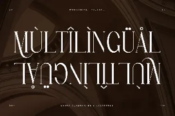 Morathine Modern Display Typeface Font