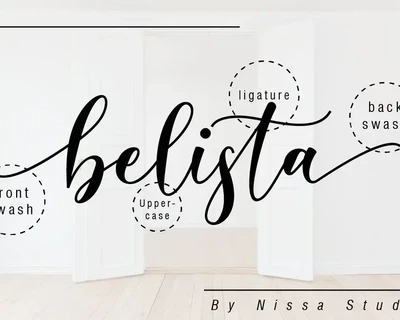 Belista - Elegant Script Font