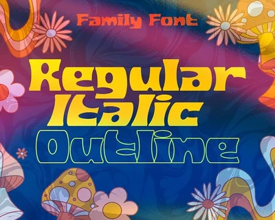 Trippy Trip - Psychedelic Font