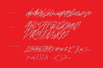 Tremors handwriting font