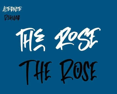 Rockrose - Urban Graffiti Font