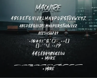 Maquire Brush Font