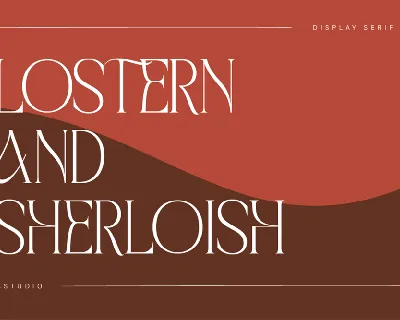 Stylish Modern Display Serif Font