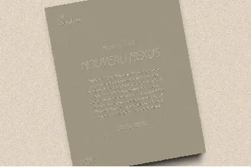 Nouveau Nexus - Vintage Display font