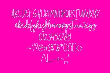 Pinky Sweet font