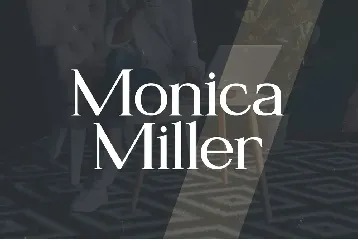 Monica Miller - Serif Typeface font