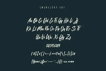 Kafflass -  Handwritten Brush Font