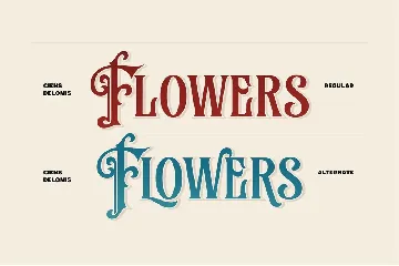 Ciens Delomis - Vintage Font