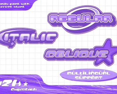 Digistick - Y2K Font