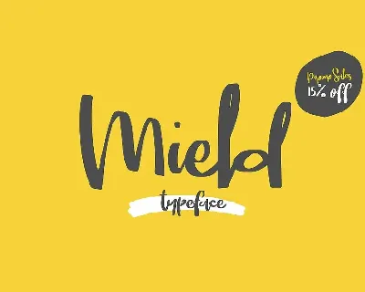 Mield Script font