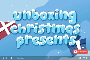 Frostine Snow - Christmas Font