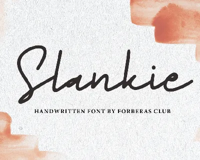 Slankie font