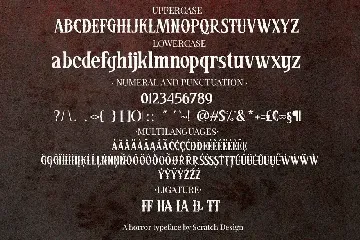 Matteo Scary font