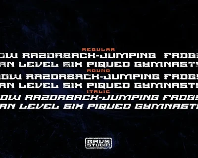 Denigrate Display Font