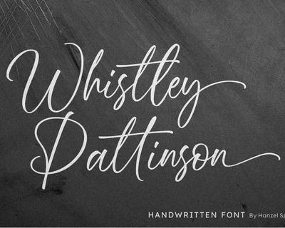 South Rattingson - Handwritten Font