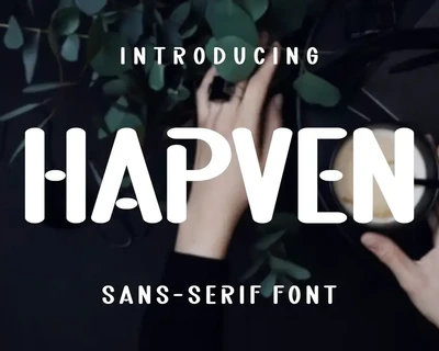 Hapven Font