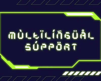 Zephyrust â€“ Futuristic Font