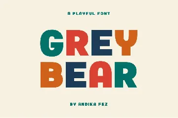 Grey Bear Sans Serif Font