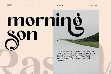 Detha Rasigta sans serif font