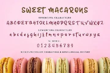 Sweet Macarons font