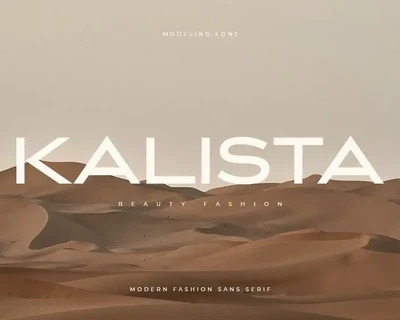 Modeling - Modern Fashion Sans Serif font