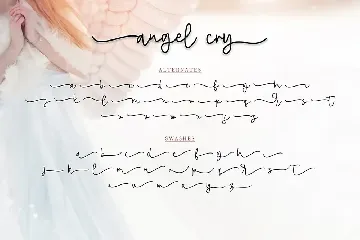 Angel cry font