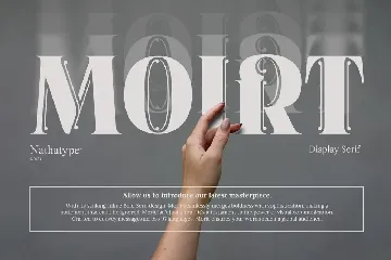 Moirt font