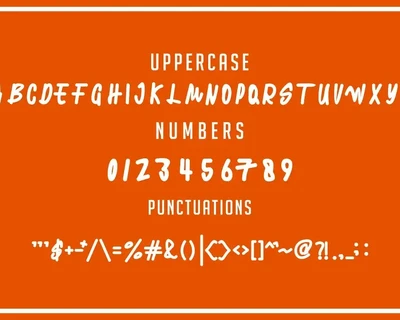 Cute insects font