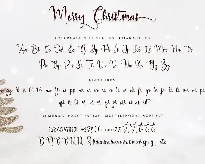 Merry Christmas Baby font