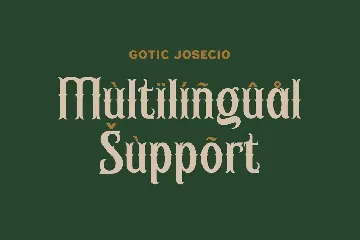 Gotic Josecio - Vintage Font