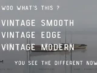 Vintage Modern Fonts
