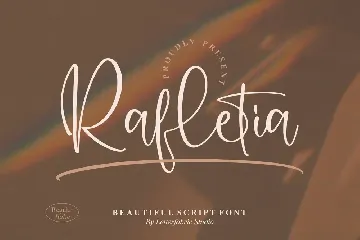 Rafletia Script Font