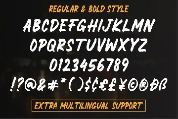 RockSlide - Stylish Brush Typeface Font