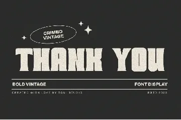 CRIMBO VINTAGE font