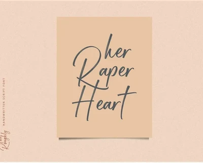 The Roughly | Handwritten Font