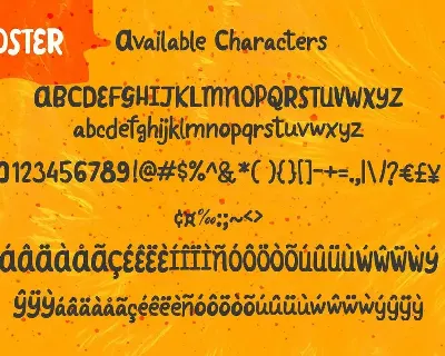 Roster - Handdrawn font