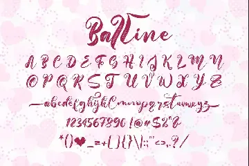 Balline font