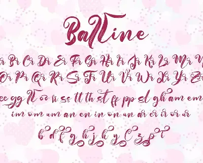 Balline font