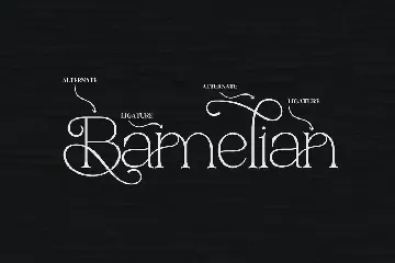 Bamelian font