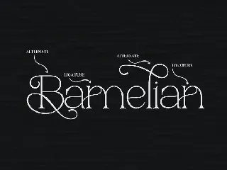 Bamelian font