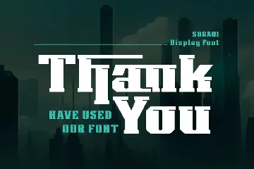 Sugaqi | Display Hero Font