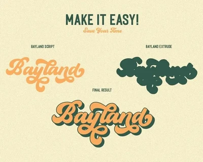 The Bayland - Retro Font
