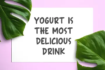 Cream Yoghurt - Cute Display Font