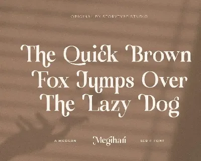 Megihari A Modern Serif Font