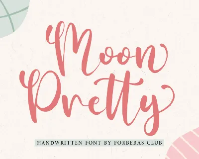 Moon Pretty font