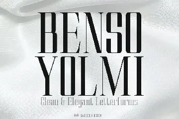 Benso Yolmi Serif font