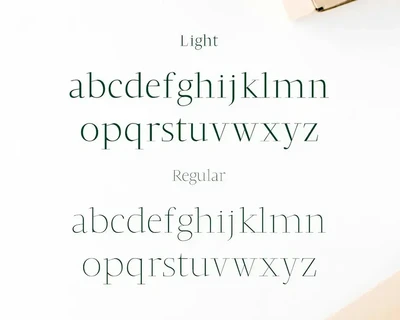 Jesusa Serif Font Family Pack